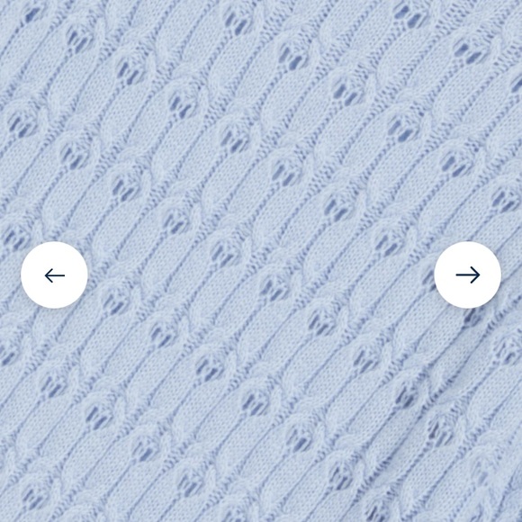 Draper James Light Blue Sweater - Picture 3 of 3